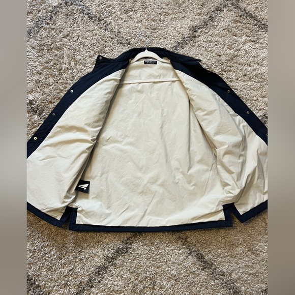 OOBE Brand Men's Snap Front Deck Shirt Jacket blue size L (H102) - Picture 6 of 14